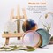 Epoxy Resin and Hardener 16 oz Kit, Crystal Clear, Glossy, UV Resistant, for DIY Art Crafts, Cast Coating Wood, Easy Cast Resin, Molds with 4pcs Sticks, 2pcs Graduated Cups, 4 Pairs Gloves